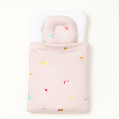 Baby Basics Cozy Snug Pink Carrynest With Head Pillow 17138